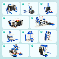 Kit éducatif STEM Yahboom économique 21-en-1 World of Module compatible avec les blocs LEGO EV3 pour BBC Micro Bit