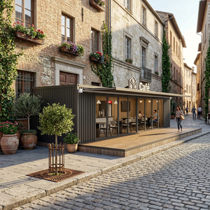 <span class=keywords><strong>Restaurant</strong></span> en conteneur avec cuisine préfabriquée, grand <span class=keywords><strong>restaurant</strong></span> en conteneur, kiosque café, Imbiss en conteneur - Product Image 2
