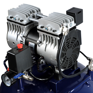 Compresseur d'air dentaire vertical silencieux de 65 L de qualité supérieure, construction en plastique/métal/acier, garantie 1 an, certifié CE - Product Image 6