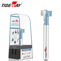 TIDEWAY 1/4 1/2 pouces tige outils de menuiserie à bois trou de serrure routeurs mèches pour serrure de porte en bois fraise en bout