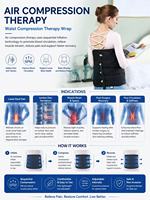 Masseur de pieds à compression thérapeutique, dispositif de compression séquentielle pour la thrombose veineuse profonde