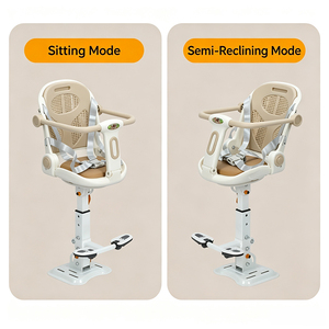 Asiento Infantil Delantero Ajustable y <span class=keywords><strong>Reclinable</strong></span> para <span class=keywords><strong>Bicicleta</strong></span> Eléctrica, Barandilla Plegable, Respaldo Ventilado, <span class=keywords><strong>Silla</strong></span> de Seguridad para Niños Pequeños con Arnés de Seguridad - Product Image 4