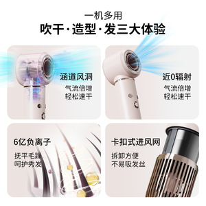 Multi Styler Hair Dryer With Negative Ion And Five In One Attachments For Home Use - Product Image 4