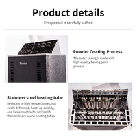 Harga Pabrik Pemanas Kompor Sauna Stainless Steel untuk Rumah & Sauna Komersial, 220V/380V Opsional