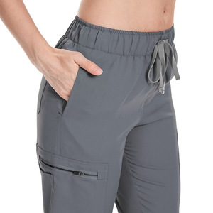 Pantalones Deportivos Elásticos Cómodos para Médicos y Enfermeras, Uniformes de Trabajo de Pierna Recta para Hospital, Uniformes de Enfermería - Product Image 1