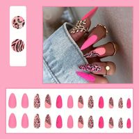 Prix d'usine Pro en gros acrylique fait à la main français couverture complète presse sur les ongles 24 pièces avec conception d'ongles personnalisée