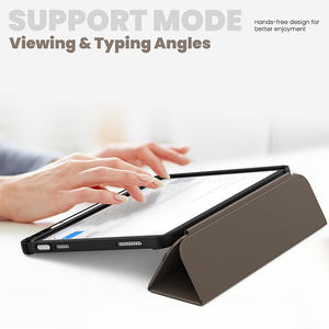 Custodia in pelle PU per iPad di decima generazione da 10.9 pollici 2022 pieghevole cavalletto Business Book Cover con Slot per matite - Product Image 6