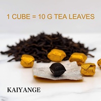 KAIYANGE Pâte de thé blanc Cha Gao personnalisée pour cérémonie du thé, Résines de thé SHOUMEI, Brique de thé traditionnelle super concentrée en sachet