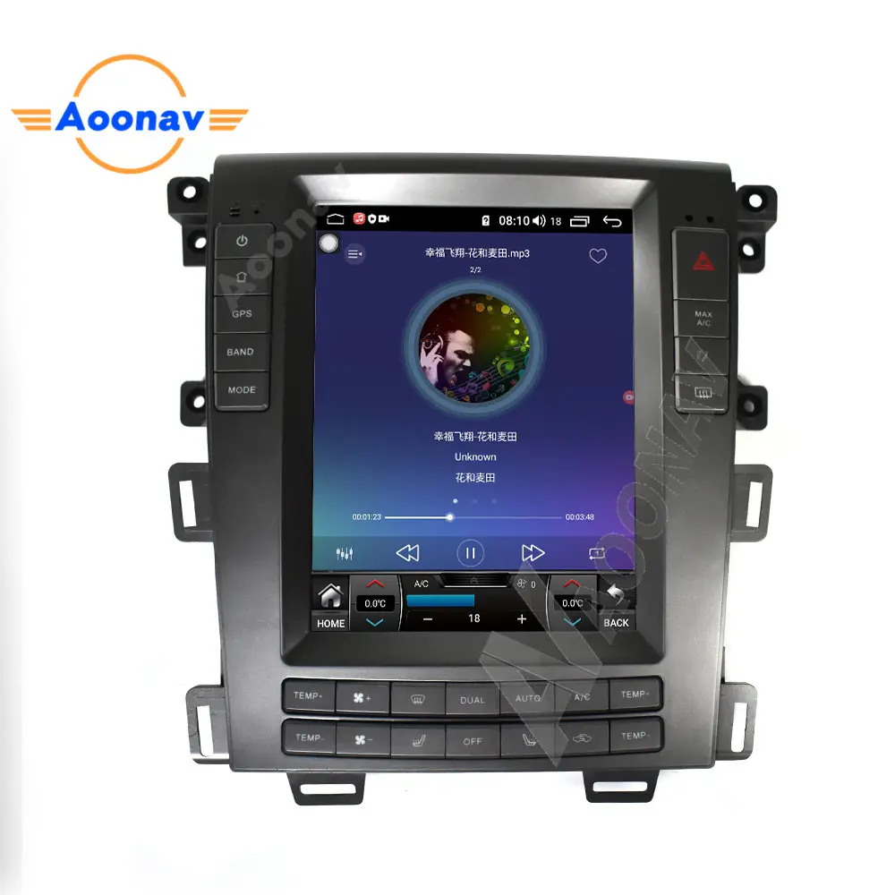 سيارة HD شاشة تعمل باللمس نمط تسلا GPS للملاحة مشغل فيديو لفورد حافة 2012-2014 رئيس وحدة سيارة راديو تلقائي مشغل وسائط متعددة