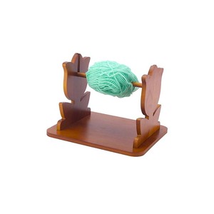 Support de fil en laine marron, support de bobines de ruban, support de rangement portable, support de boule pour le crochet, le tricot, l'artisanat, la couture à domicile - Product Image 2