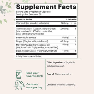 OEM/ODM Customizable <span class=keywords><strong>Curcumin</strong></span> Cápsulas Pure Turmeric <span class=keywords><strong>Curcumin</strong></span> Complex, suporta a saúde conjunta e imunológica para homens e mulheres - Product Image 2