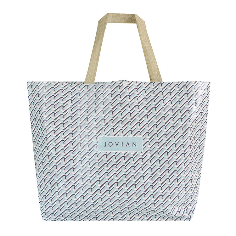 Courses Sac Provision Tissu Laminé Pp Tissé Sac Tissu Fourre-tout