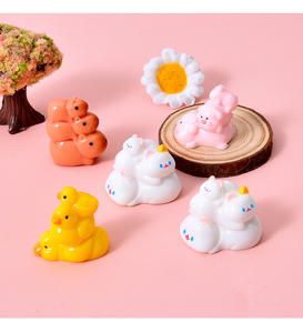 ของตกแต่งตั้งโต๊ะรูปสัตว์การ์ตูนซ้อนกันได้ <span class=keywords><strong>สนุก</strong></span>สนาน ตกแต่ง<span class=keywords><strong>สวน</strong></span>จิ๋ว DIY อุปกรณ์ตกแต่งเรซิ่น - Product Image 2