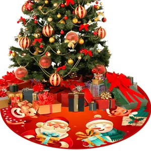 एल्फ क्रिसमस पेड़ स्कर्ट क्रिसमस पेड़ सजावट के लिए घर इनडोर नोएल Navidad सजावट क्रिसमस पेड़ कालीन नए साल सजावट 2024