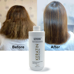 Private Label Keratin <strong>Nano</strong> Cream <strong>Hair</strong> Smoothing Straightening <strong>Treatment</strong> with Organic Ingredients for Professional Use - Product Image 1