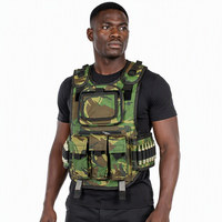 Gilet tactique de paintball camouflage multi-poches avec sangle pour bouteille d'air pour hommes, personnalisable OEM ODM, ISO CE
