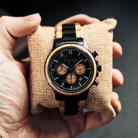 Jam Tangan Quartz Anti Air Kronograf Tiga Sub Dial Imitasi Marmer Gaya Antik Bisnis Terbaru Hari Ayah 2026