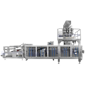 Machine à sachets Doypack horizontale entièrement automatique électrique pour aliments et boissons, haute productivité, moteur à roulement central, PLC, vente chaude - Product Image 3