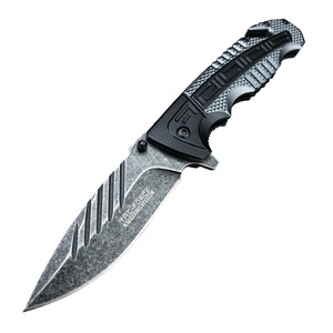 Couteau pliant de poche d'extérieur en alliage d'aluminium de haute qualité, avec poignée à motif OEM, pour la vente en gros, avec boîte colorée - Product Image 1
