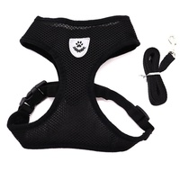 Harness Anjing Ramah Lingkungan Tanpa Tarikan Tanpa Pencekikan, Dapat Disesuaikan, Berbahan Jaring Udara Bernapas, Penutup Gesper, Logo Kustom Harga Pabrik, Bersertifikasi ISO9001