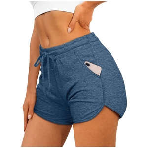 Yoga Athletic Shorts Running Dolphin Shorts con bolsillos y cordón Casual Lounge Sleep Plaid Shorts Y2K Beach - Product Image 3