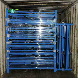 Porte-pneu empilable en métal Industrial Logistics avec côtés rabattables - Product Image 5
