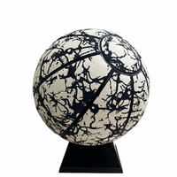 Ballon de basketball holographique lumineux à motif de branches, antidérapant, durable, pour adultes et étudiants, fabriqué en Chine