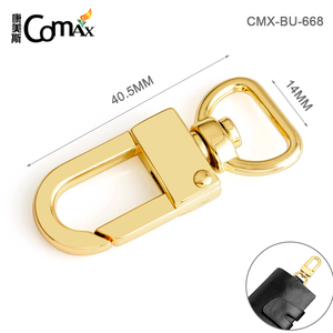 Mousqueton pivotant en métal doré de la <span class=keywords><strong>meilleure</strong></span> qualité, anneau en D, accessoires en alliage de zinc de haute qualité, matériel <span class=keywords><strong>pour</strong></span> sacs et sacs à main - Product Image 2