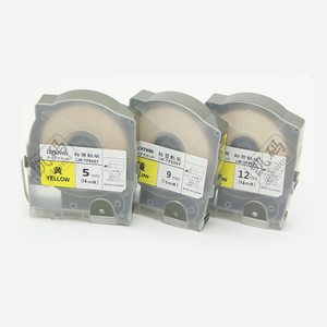 Max Line <span class=keywords><strong>Ruban</strong></span> Autocollant LM-550A/E <span class=keywords><strong>Ruban</strong></span> Noir 5 9 12mm Blanc Jaune Étiquettes - Product Image 1