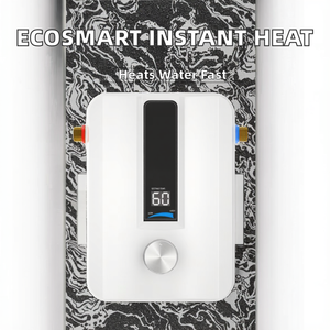 <span class=keywords><strong>Scaldabagno</strong></span> Elettrico Istantaneo Senza Serbatoio da 11KW per Uso Domestico, Riscaldamento Istantaneo, Display LED Temperatura, Senza Plastica, Autoportante, Standard EU, Salvaspazio - Product Image 5