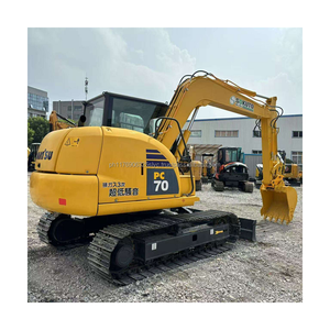 Mini-pelles d'occasion KOMATSU PC70-8 6,5 tonnes, équipement de construction, excavatrice compacte, moteur, pompe, boîte de vitesses, cœur, à vendre - Product Image 2