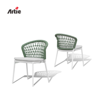 Artie Mobilier d'extérieur pour hôtel Ensemble table à manger de jardin Bistro Ensemble table et chaises pour restaurant