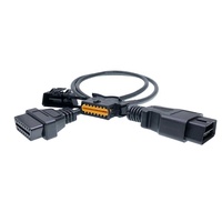 Réplicateur de port OBD-II, câble Y OBD2, câble d'extension séparateur OBD, compatible avec le traceur GPS en direct MT-OBD pour Renault