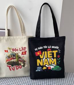 Sustainable Recycled <b>Canvas</b> Shopping Bag Biodegradable Organic Cotton Tote Bags Wholesale Eco Conscious Packaging - Product Image 5