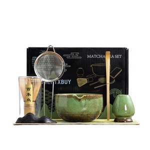 2025 nuovo <span class=keywords><strong>AY</strong></span> 7 pezzi regalo professionale Matcha Kit di lusso giapponese Chawan Matcha frusta Set con ciotola in ceramica Matcha - Product Image 1