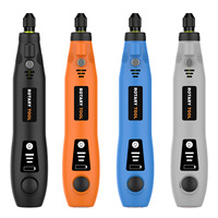 Mini-meuleuse JANGKLIFE à 3 vitesses variables, outil rotatif sans fil avec kit d'accessoires de 70 pièces+, léger, alimenté par batterie, pour le bricolage
