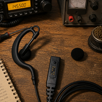 Headset Earpiece AK810 Pengganti untuk Radio Genggam Portabel