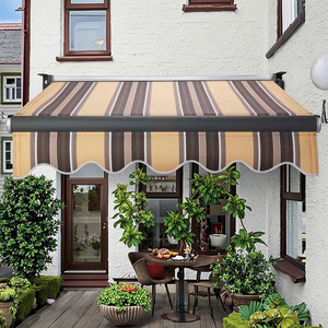 Toldo Retráctil Eléctrico Moderno Modelo <span class=keywords><strong>Toscana</strong></span> 02 de Aleación de Aluminio con Control Remoto, Impermeable, para Exteriores, Patio, Balcón, Restaurante - Product Image 1