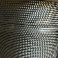 Câble métallique galvanisé 7*19 8mm 10mm 12mm, câble de levage souple, câble anti-torsion, câble de grue, câble métallique robuste