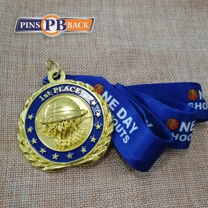 Mode großhandel individuelle hight polnischen gold metall Überzug nach medaille auszeichnung medaille sport medaille 2,5 zoll - Product Image 4