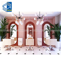 Salon de maquillage, magasin de maquillage, Design d'intérieur, vitrine de perruque cosmétique, Salon de beauté, meubles de magasin de parfum, Design de magasin