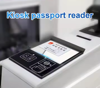 Scanner de documents ultra-fin avec interface USB, lecteur/scanner multifonction pour passeports, reconnaissance MRZ OCR et de puces RFID pour aéroports et hôtels