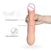 Stoßender Dildo-Vibrator aus Realistischem Silikon mit Starkem Saugnapf Erotikspielzeug für Frauen OEM Großhandel