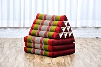 Coussin personnalisé avec coussin triangulaire, oreiller TV confortable, matelas pliable de thaïlande, oreiller thaïlandais