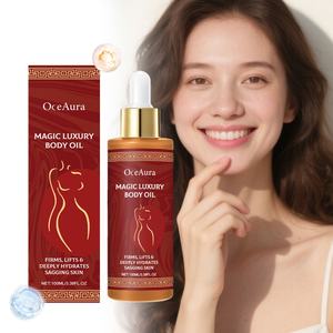 Pegatinas Personalizadas, Aceite Corporal Brillante, Aceite Esencial de Rosas y Humectante para la Piel - Product Image 1