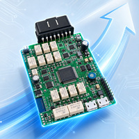 PCBA WiFi OBD2 personnalisée pour la gestion de flotte et le diagnostic à distance, service d'assemblage de carte de contrôle d'interface télémétrique de véhicule