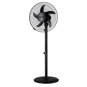 16 Inch 400mm Round Base Stand Fan Home Fancy Remote Stand Fan Latest Energy Efficient Discount ABS Material Pedestal Fans