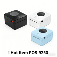 Imprimante thermique d'étiquettes POS-9250 104 mm USB/LAN pour la connexion de bordereaux d'expédition, en stock avec SDK, garantie 1 an
