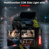 Lampe torche tactique LED rechargeable portable haute puissance, zoomable, longue portée, étanche, pour situations d'urgence en extérieur