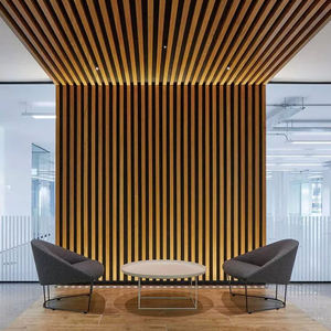 天井WPC壁パネル正方形中空木材チューブWPCコラム天井 - Product Image 4